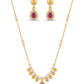 Sitara Pink chain pendant set