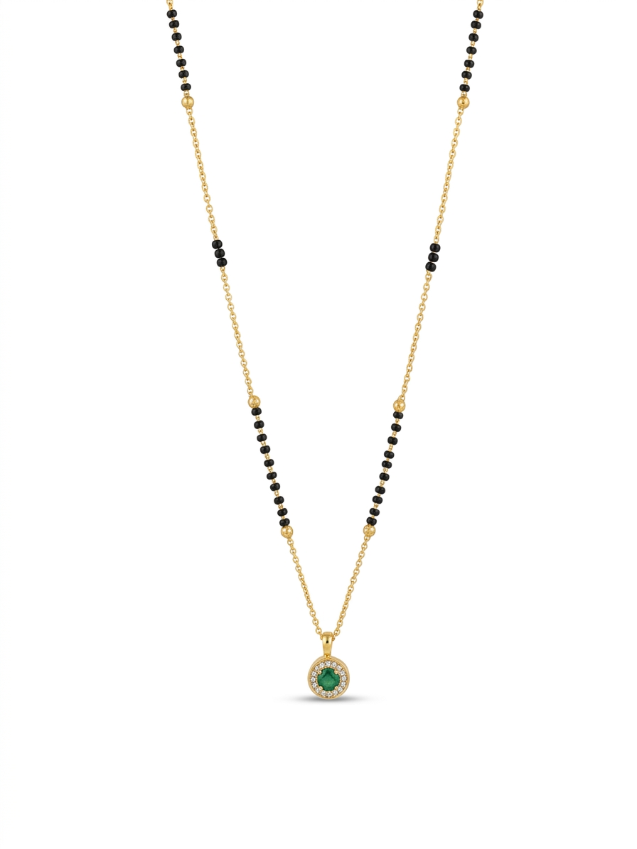 Emerald Aura Mangalsutra