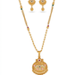 Samantha Gold Plated Chain Pendant Set