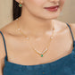Sitara Pink chain pendant set