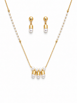 Vamini  Gold Tanmaniya Necklace