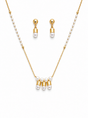 Vamini  Gold Tanmaniya Necklace