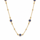 Kanika Blue Evil Eye Gold Tanmaniya Necklace