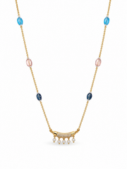 Vamshi Gold tanmaniya necklace