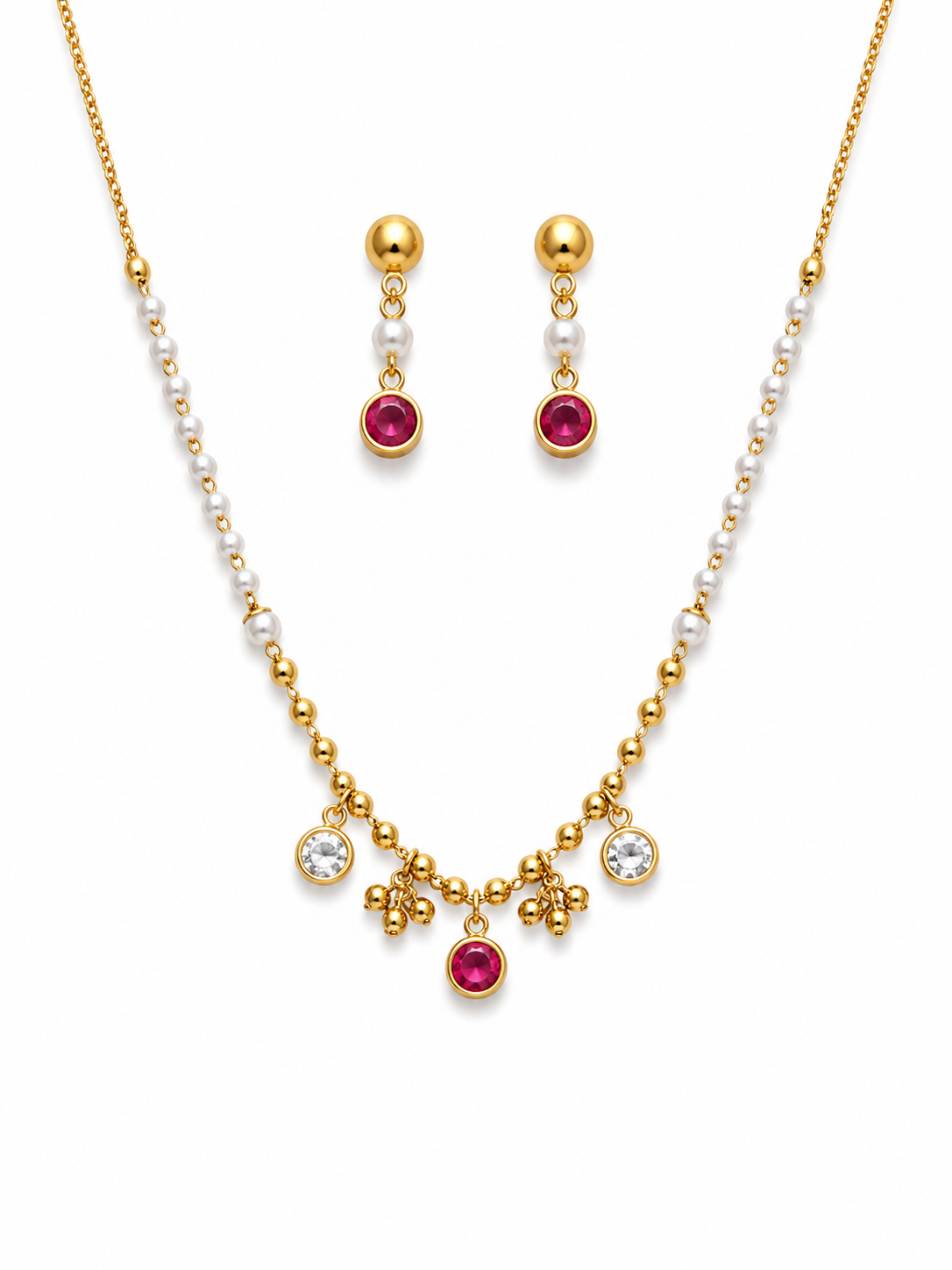 Anaya flora gold tanmaniya necklace