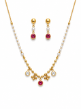 Anaya flora gold tanmaniya necklace