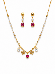 Anaya flora gold tanmaniya necklace