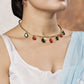 Selena Multi Ruby Stone Western Necklace For Women